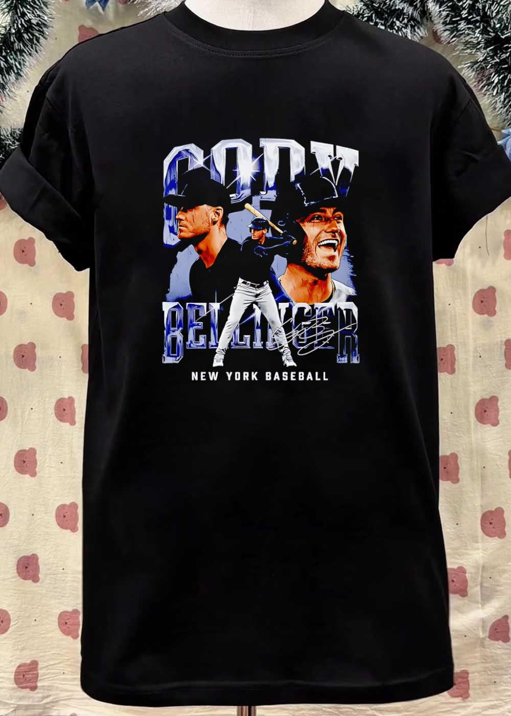 Cody Bellinger Signature New York Baseball T-Shirt