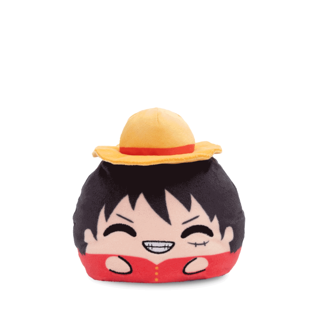 Luffy & Devil Fruit 4" Reversible Plushie Unisex
