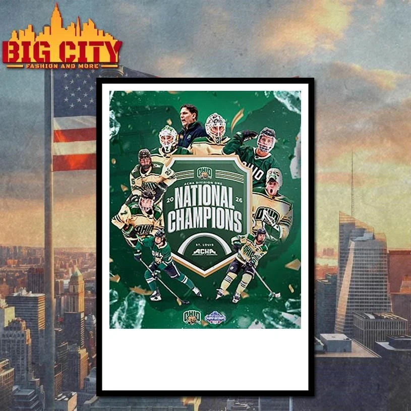 Congrats Ohio Bobcat Hockey ACHA Men’s Division 1 National Champions Shirt Unisex