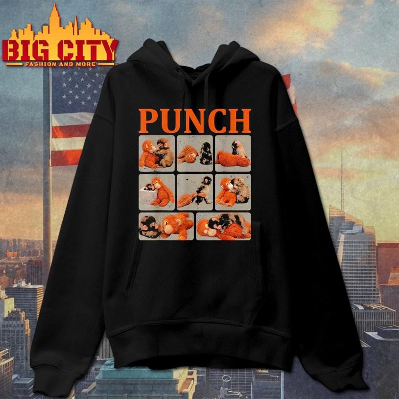 Cool Punch Cute Monkey Shirt Unisex