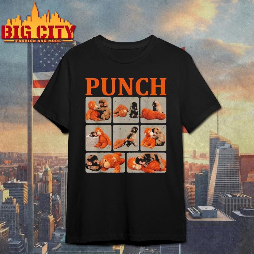 Cool Punch Cute Monkey Shirt Unisex