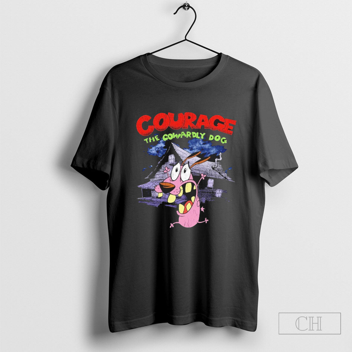 Courage The Cowardly Dog Halloween Shirt Unisex
