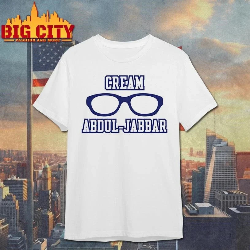 Cream Abdul Jabbar Glasses Shirt Unisex