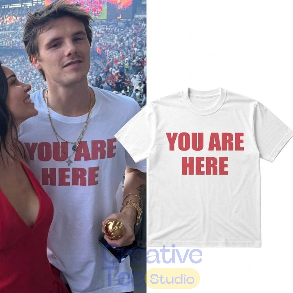 Cruz Beckham 2026 World Cup Final You Are Here 2D T-Shirt