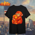Cute Monkey Named Punch Funny Animal Shirt Unisex