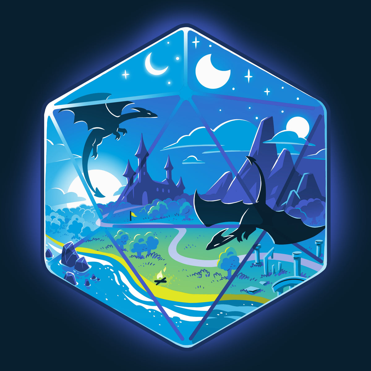 D20 Landscape Unisex