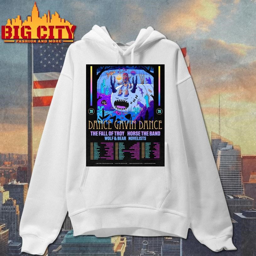 Dance Gavin Dance Summer North America Tour 2026 Schedule Dates Home Decor Poster Shirt Unisex