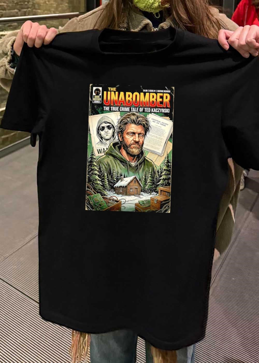 Dark History Comics The Unabomber Ted Kaczynski Industrial Society shirt