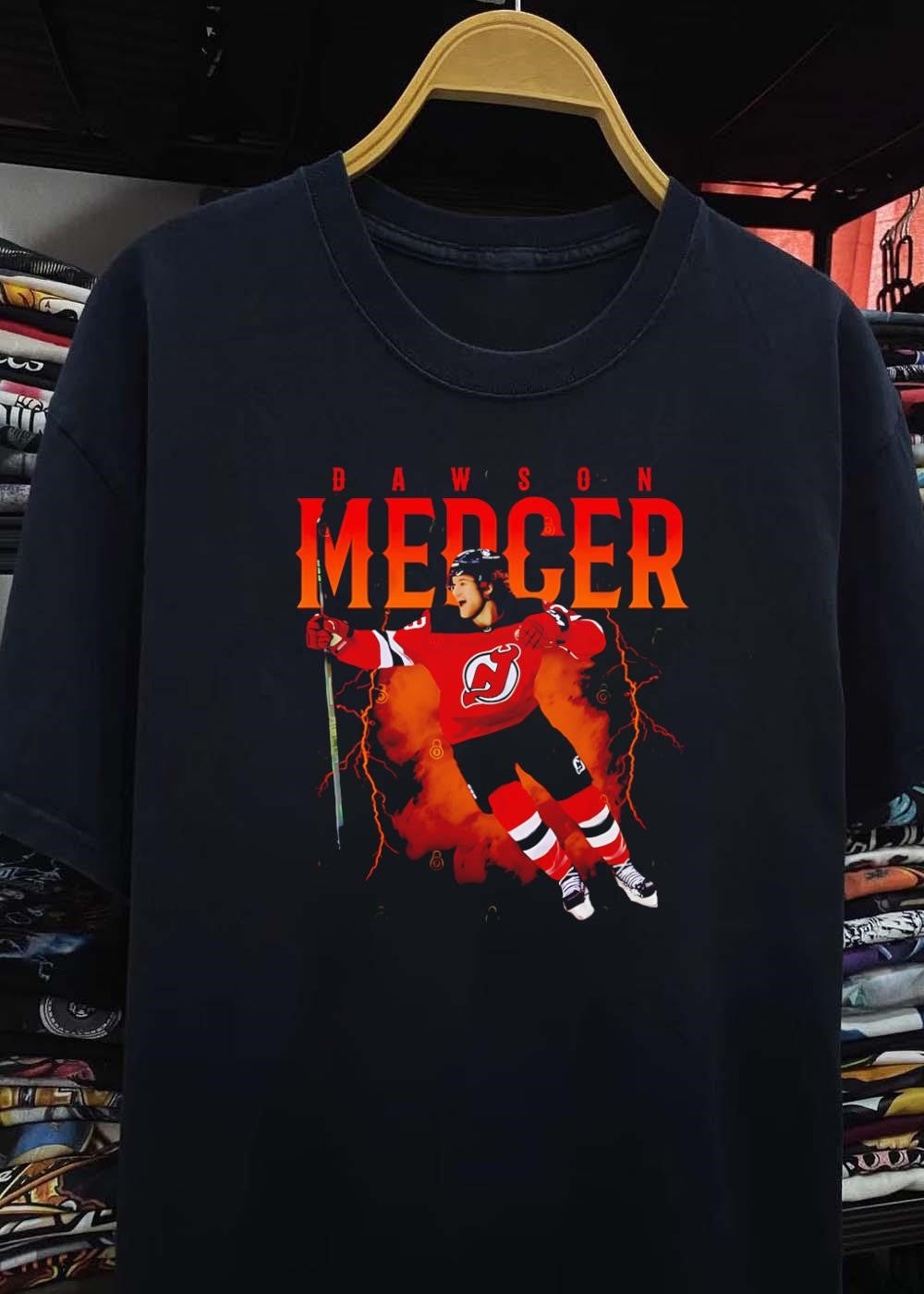 Dawson Mercer Goal Celebration New Jersey Devils T-Shirt