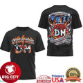 Depeche Mode Strangelove Machine DM Rose Flame Double Sided Band Two Sided Shirt Unisex