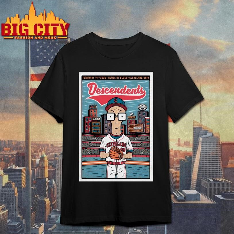 Descendents Feb 14 2026 In Cleveland OH Poster Shirt Unisex