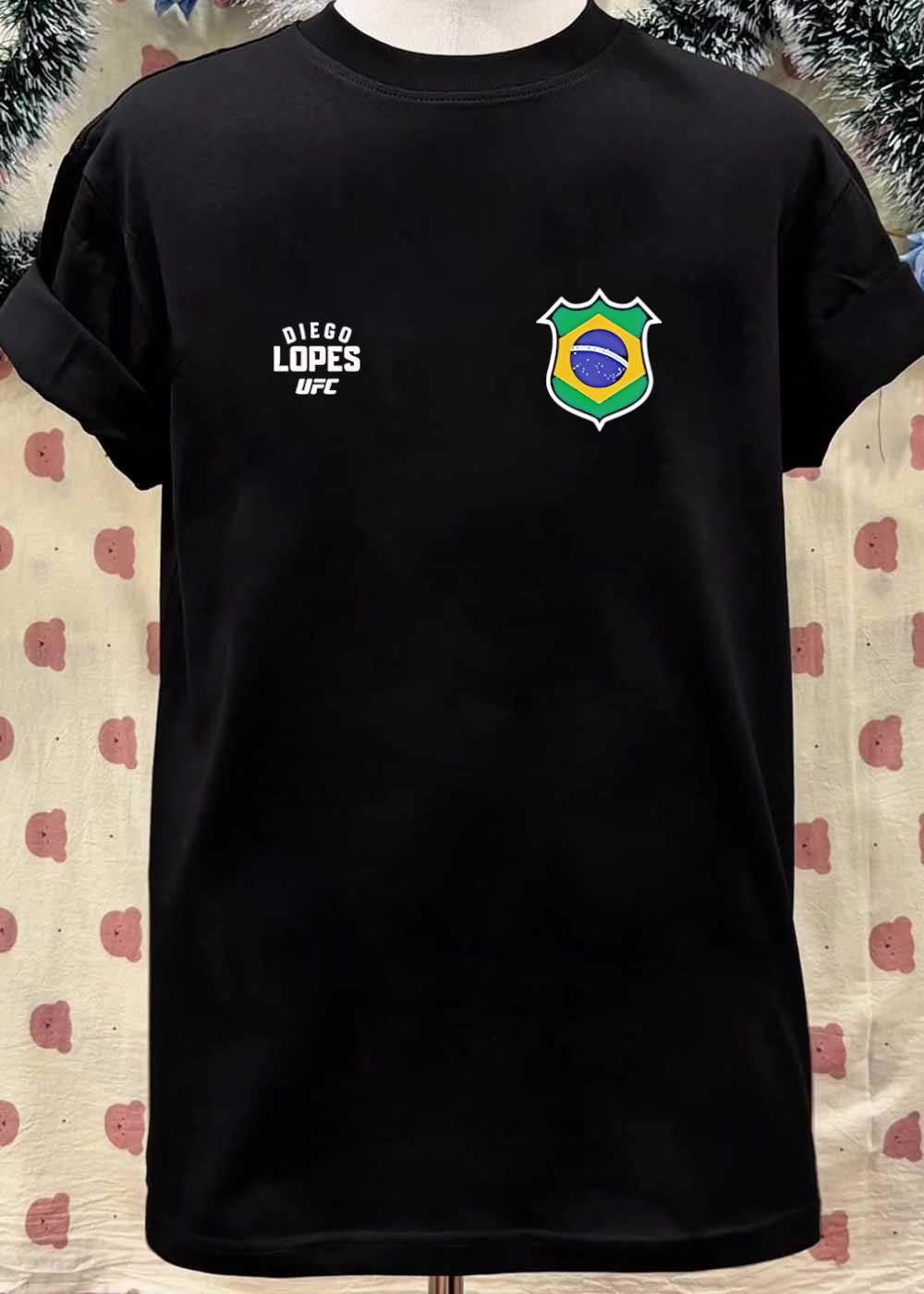 Diego Lopes UFC Brazil Flag shirt