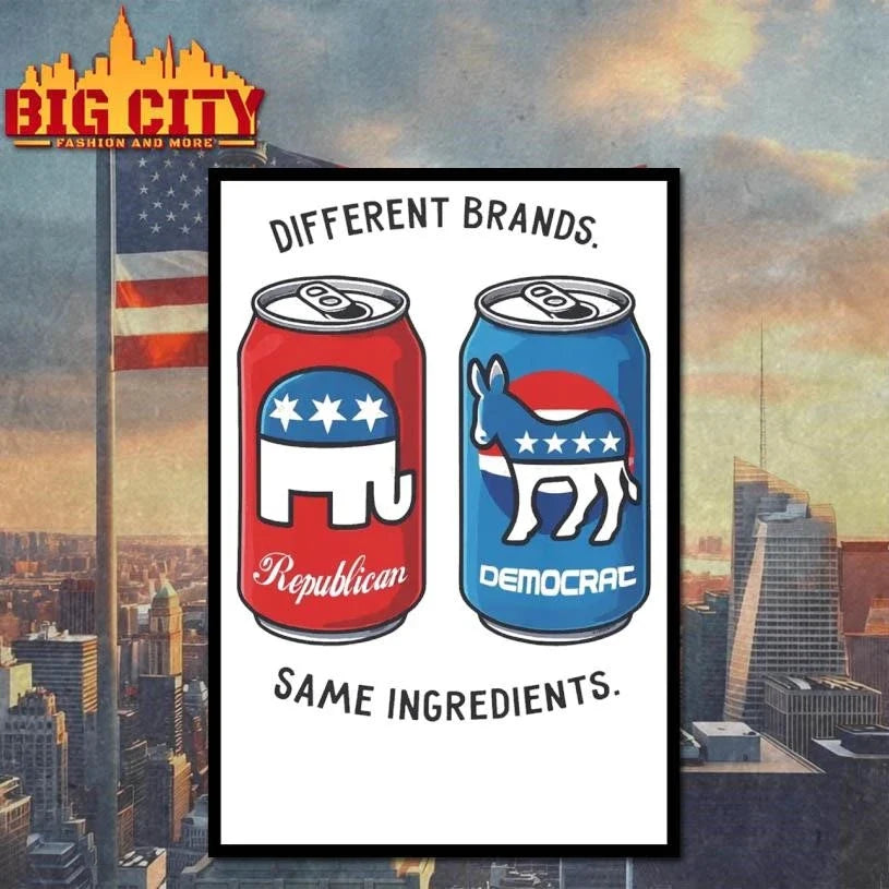 Different Brands Same Ingredients Double Can Of Water Shirt Unisex