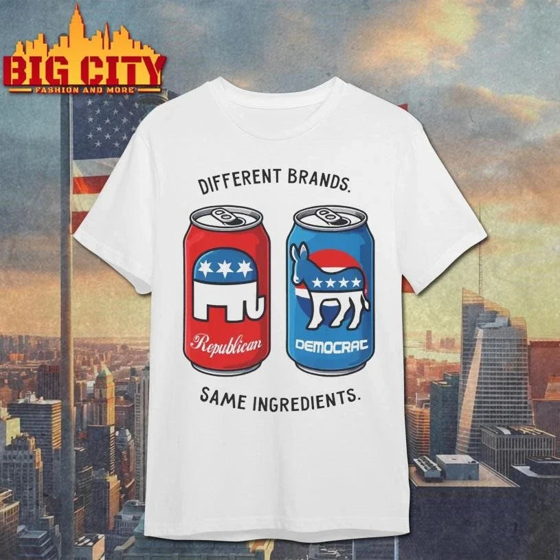 Different Brands Same Ingredients Double Can Of Water Shirt Unisex