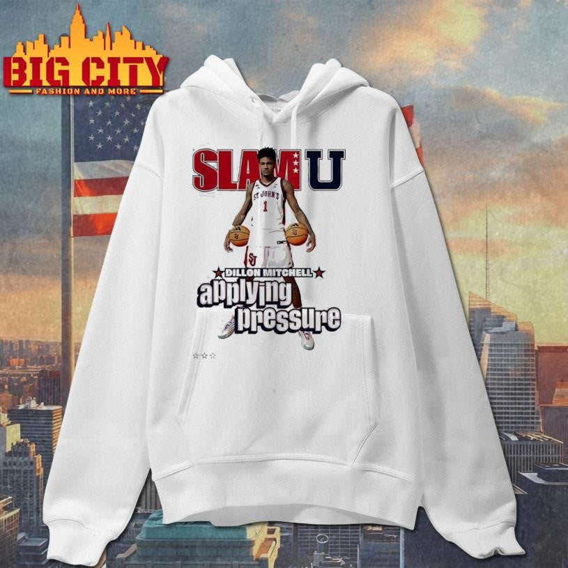 Dillon Mitchell St. John’s Red Storm SlamU Applying Pressure Shirt Unisex