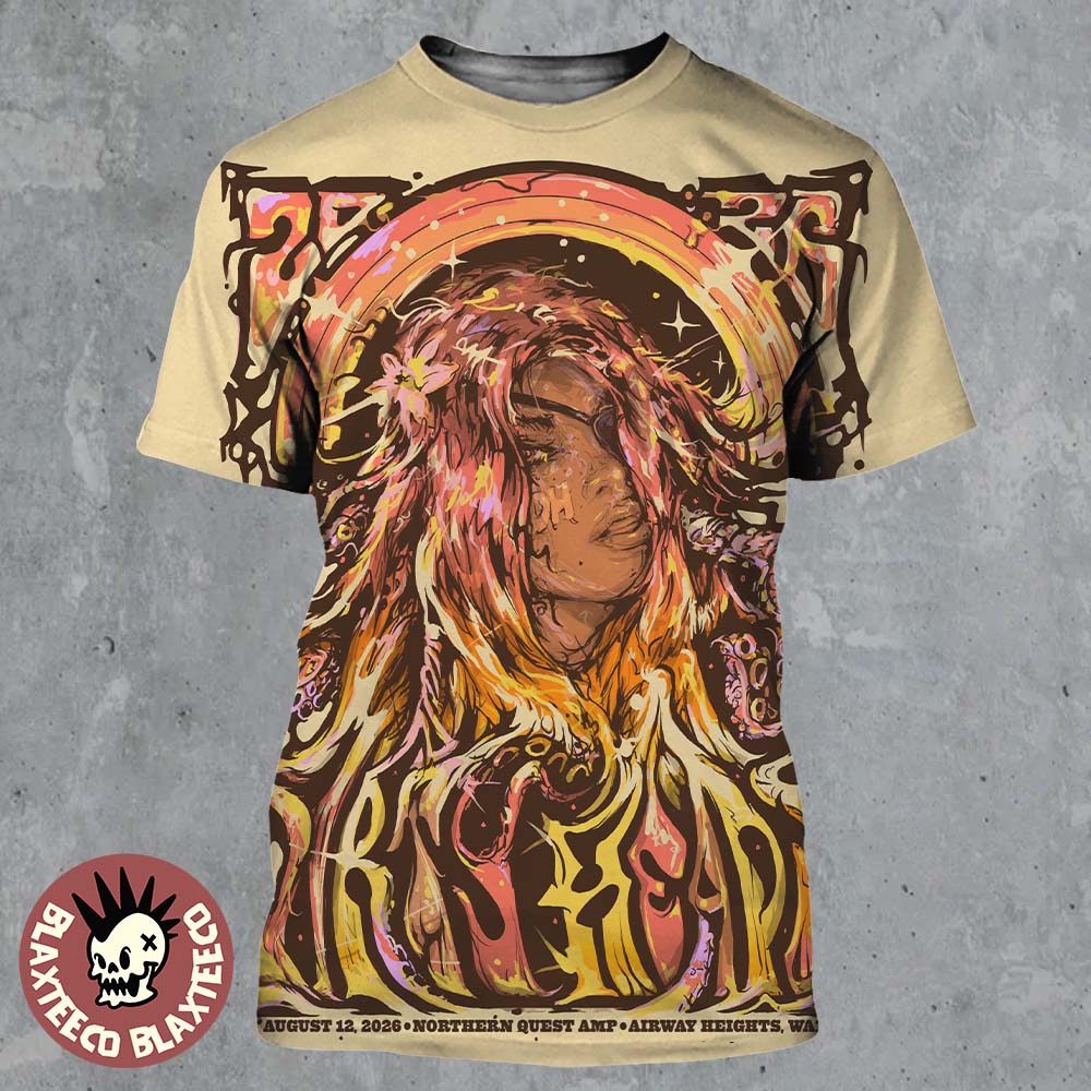 Dirty Heads Airway Heights WA 2026 Show Poster At Northern Quest AMP On August 12 2026 All Over Print Shirt