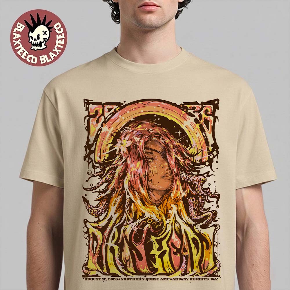 Dirty Heads Airway Heights WA 2026 Show Poster At Northern Quest AMP On August 12 2026 T-Shirt