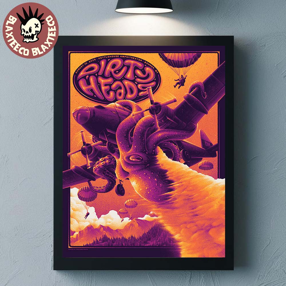 Dirty Heads Bonner MT 2026 Event Poster At Kettlehouse Amphitheater On August 10 2026 Home Decor Poster Canvas