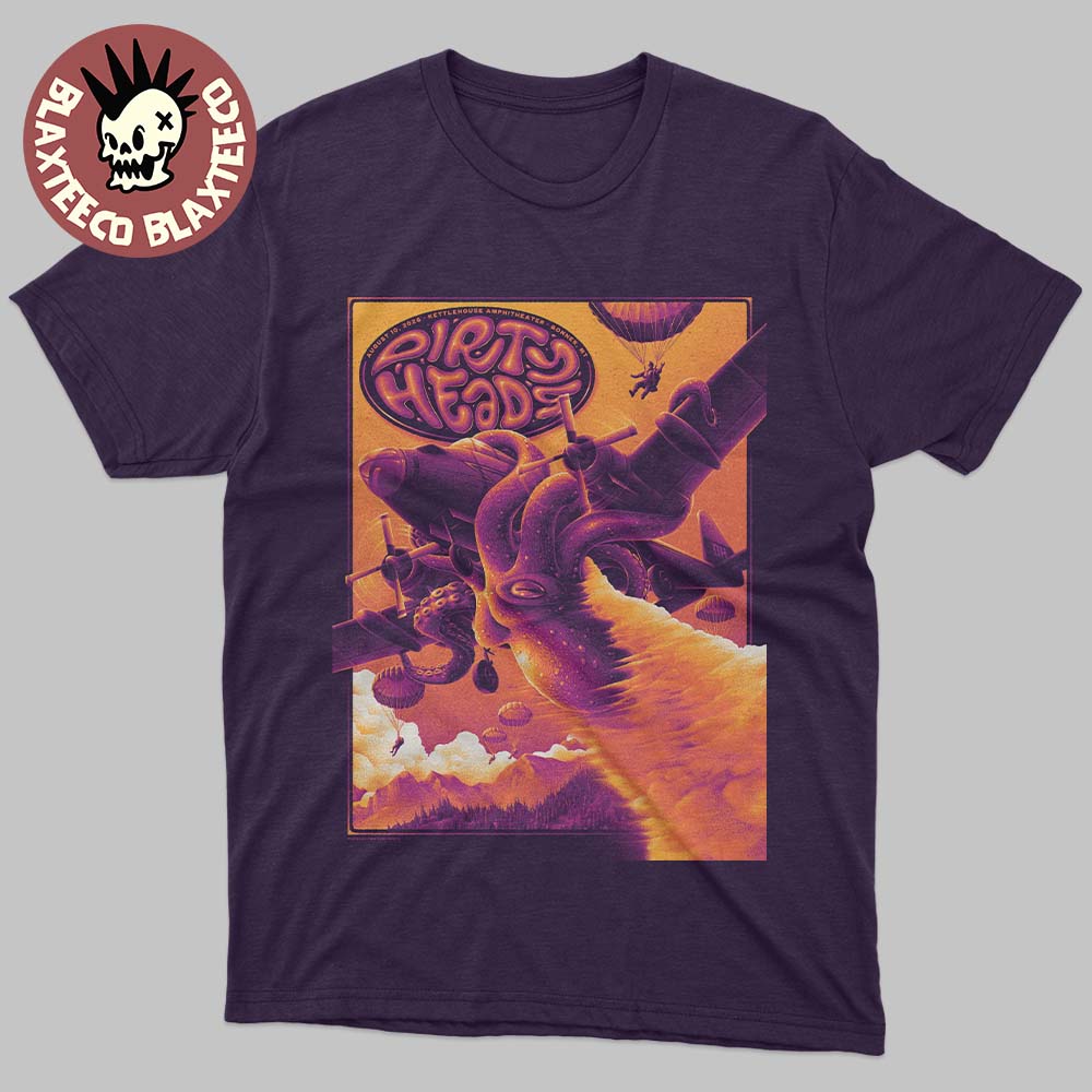 Dirty Heads Bonner MT 2026 Event Poster At Kettlehouse Amphitheater On August 10 2026 Purple T-Shirt