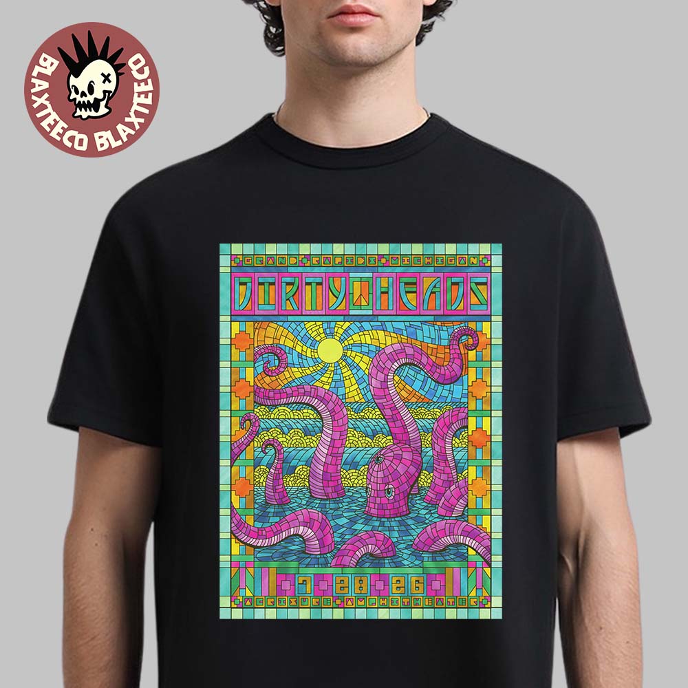 Dirty Heads Grand Rapids Michigan 2026 Event Poster At Acrisure Amphitheater On July 28 2026 T-Shirt