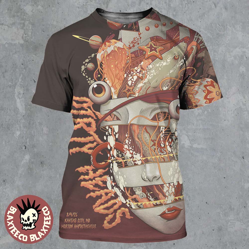 Dirty Heads Kansas City MO 2026 Event Poster Live At Morton Amphitheater On August 4 2026 All Over Print Shirt
