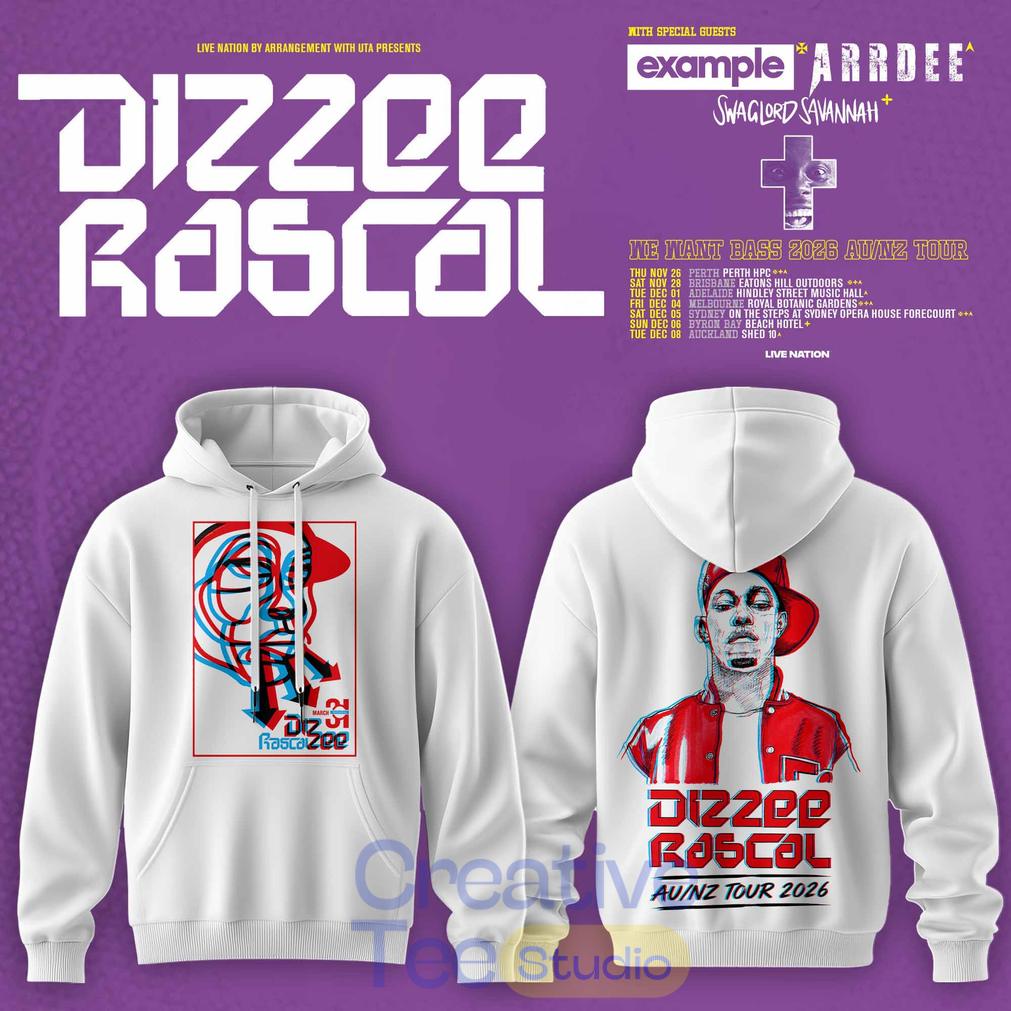 Dizzee Rascal – We Want Bass Special Tee Hoodie