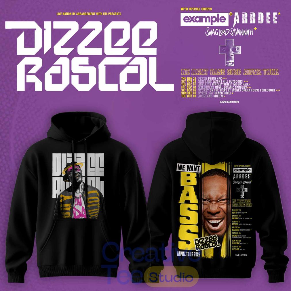 Dizzee Rascal – We Want Bass Special Tee Hoodie