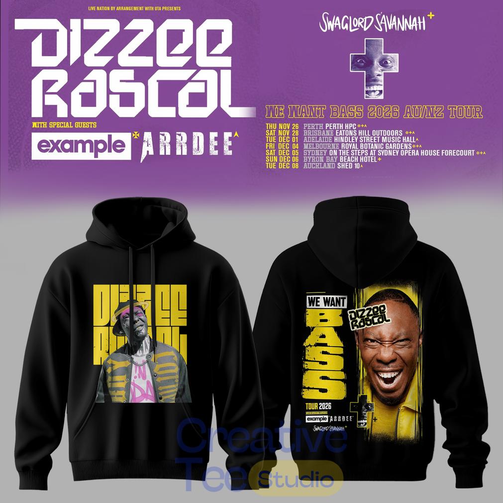 Dizzee Rascal – We Want Bass Tour Hoodie