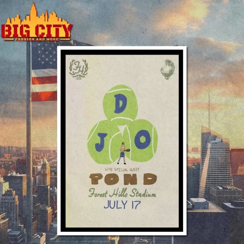 Djo, Pond Forest Hills Stadium in Forest Hills on 07-17-2026 Poster Shirt Unisex