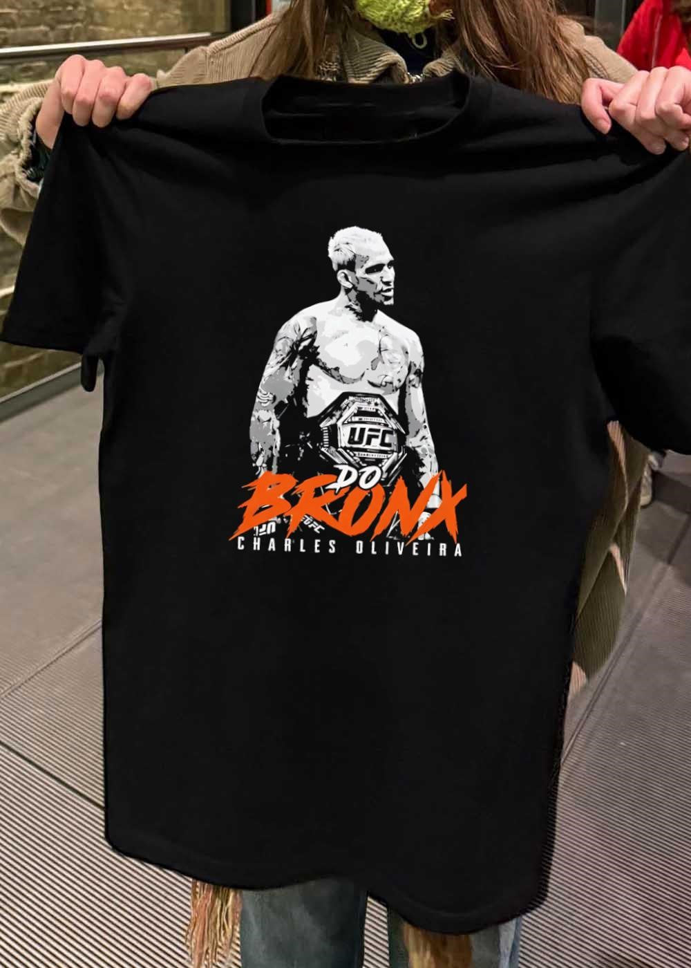 Do Bronx Charles Oliveira UFC Championship T-Shirt