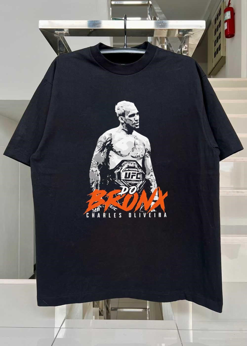 Do Bronx Charles Oliveira UFC Championship T-Shirt