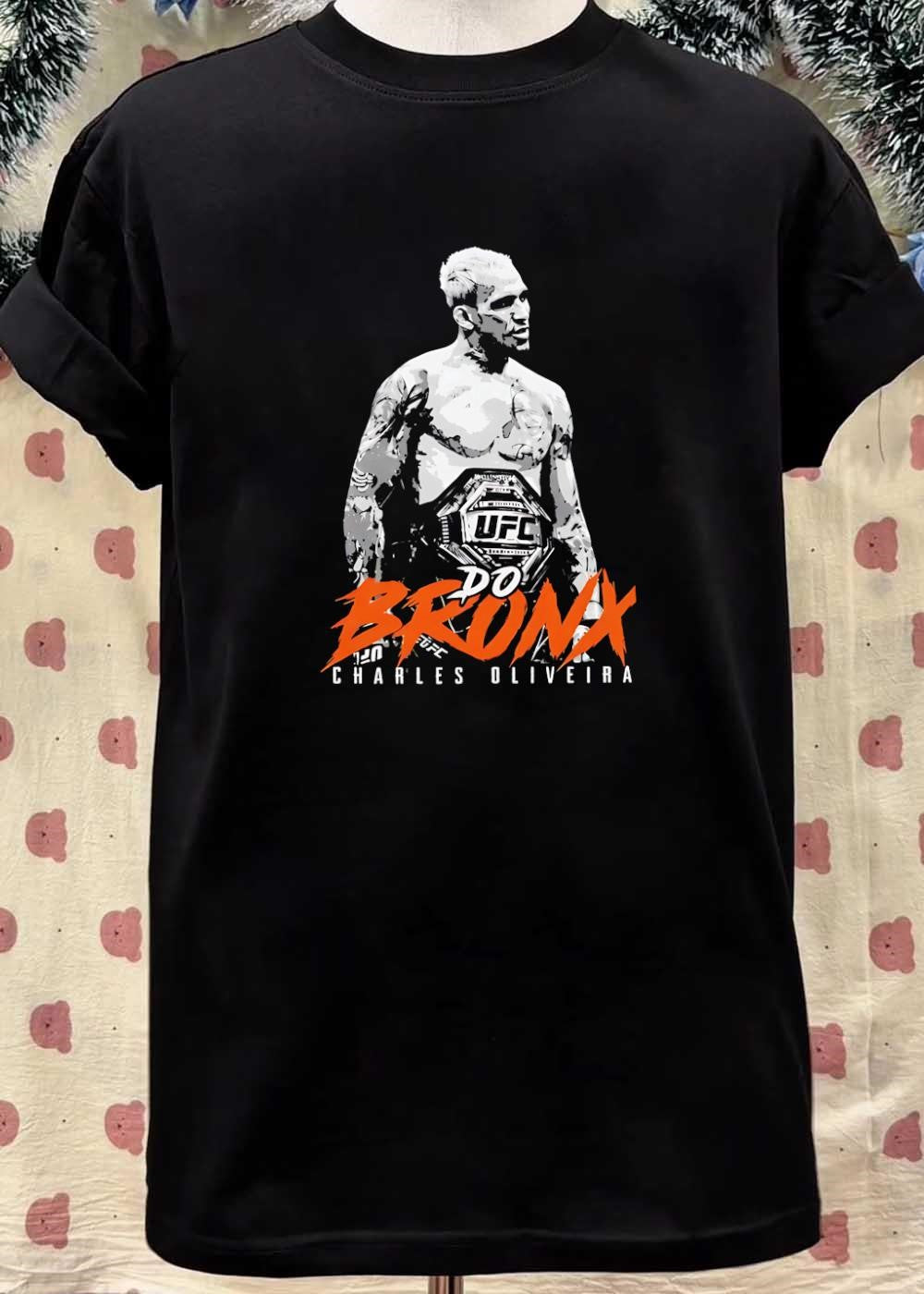 Do Bronx Charles Oliveira UFC Championship T-Shirt