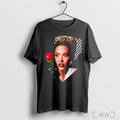 Doja With Rose Vintage Glamour Fashion Illustration T Shirt Unisex