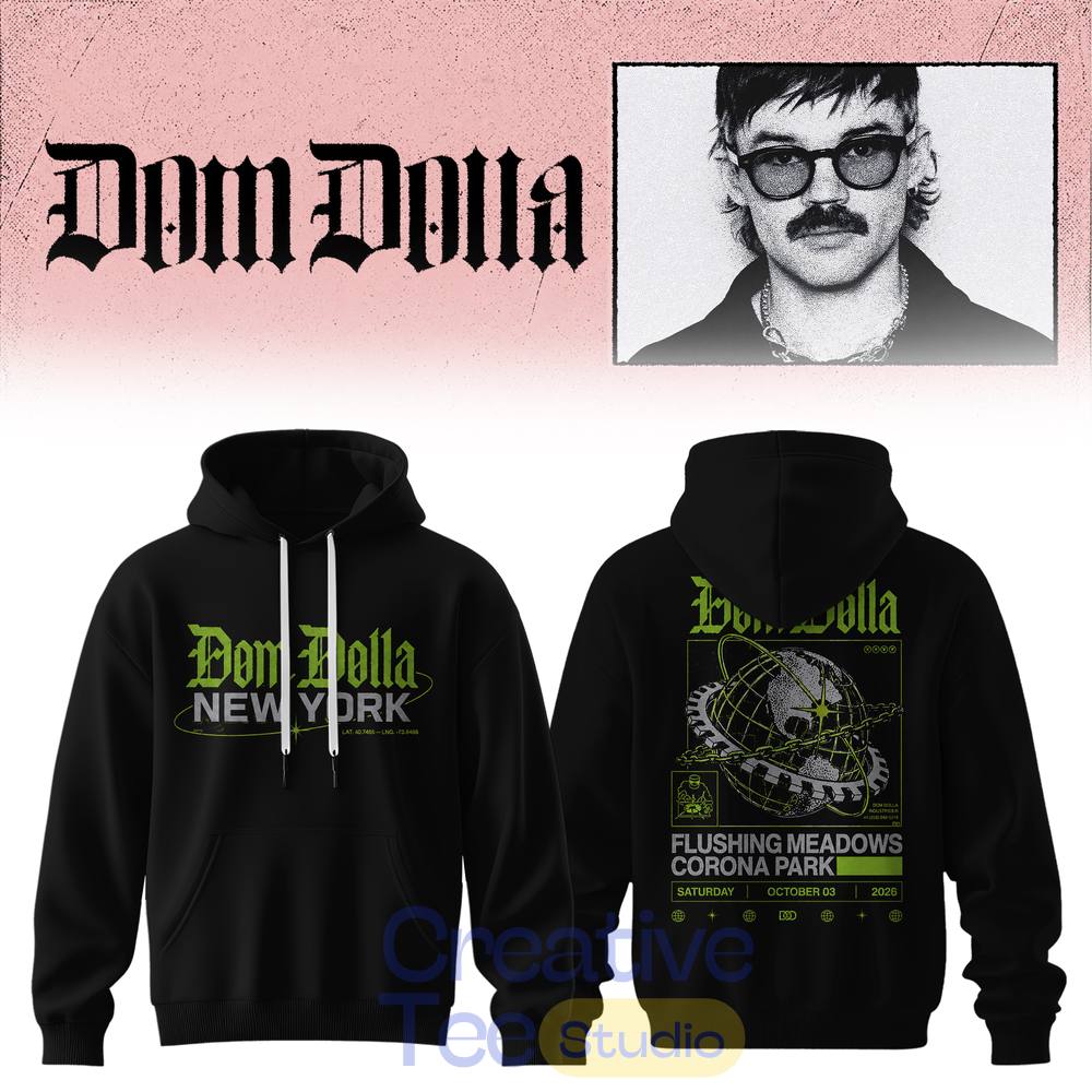Dom Dolla Tour 2026 New York At Flushing Meadows Corona Park Hoodie