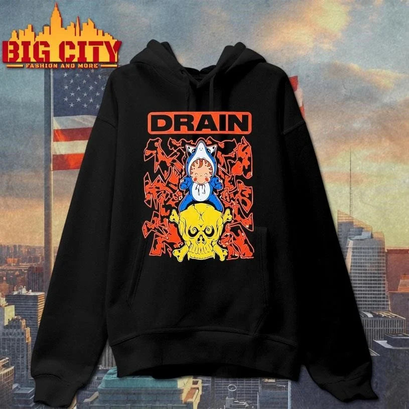 Drain Merch Is Your Friend Tour 2026 Skull Shark Rider Artwork Shirt Unisex