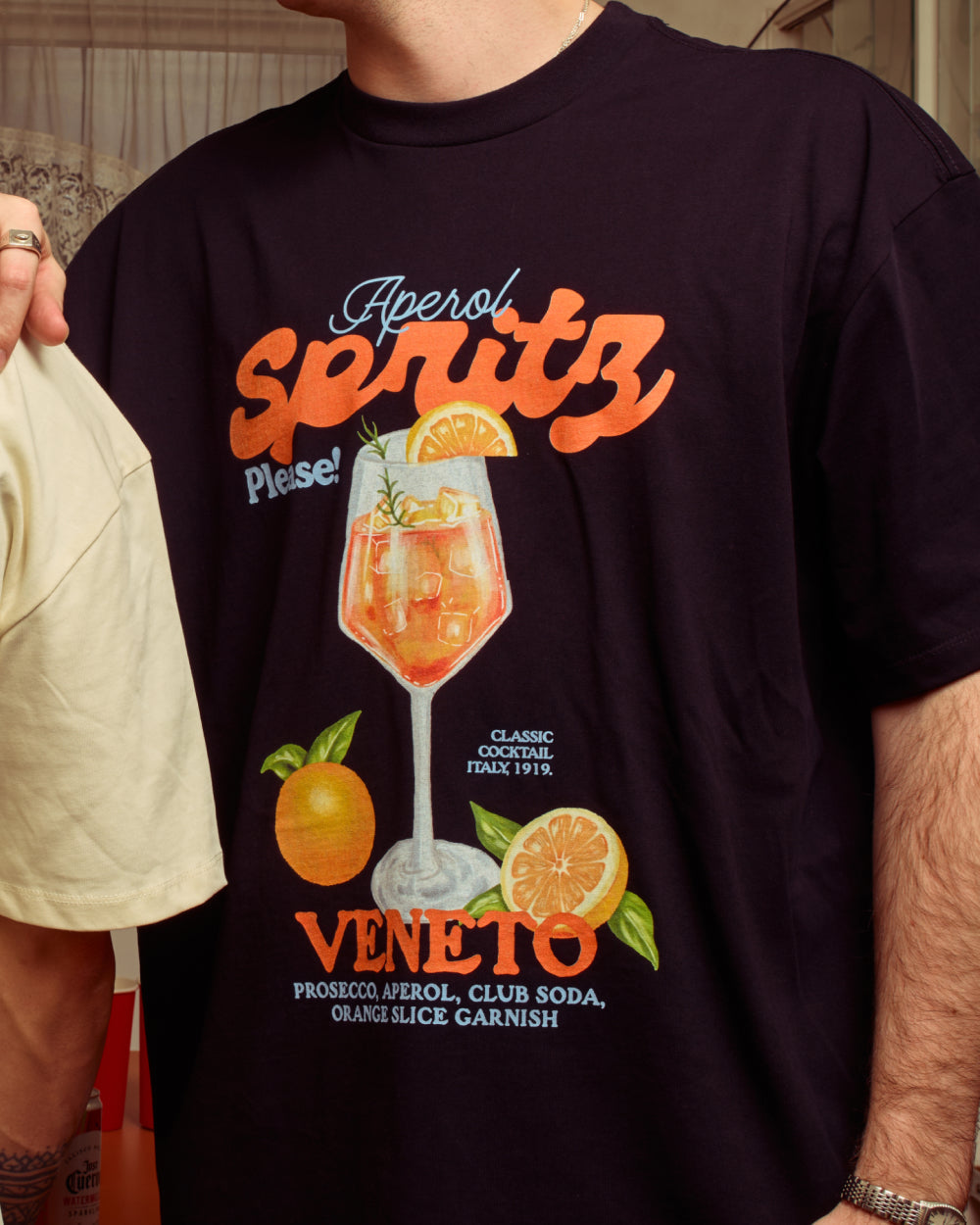 Aperol Spritz Please! Oversized Tee Unisex