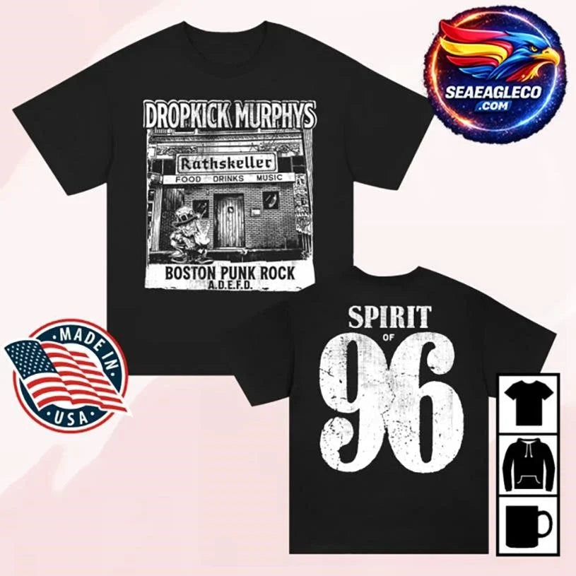 Dropkick Murphys Rathskeller 96 Two Sided Shirt Unisex
