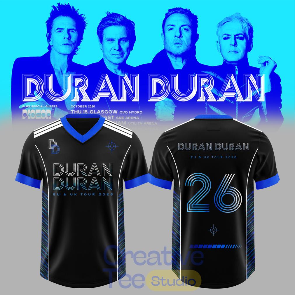 Duran Duran – UK & EU Autumn Tour 2026 Exclusive Football Jersey