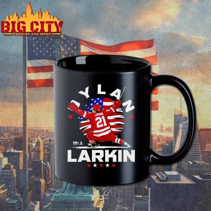 Dylan Larkin Detroit USA Flag Celebration Unisex