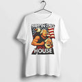Eagle George Washington Not In This House Usa Flag Meme Tshirts Sweater Unisex