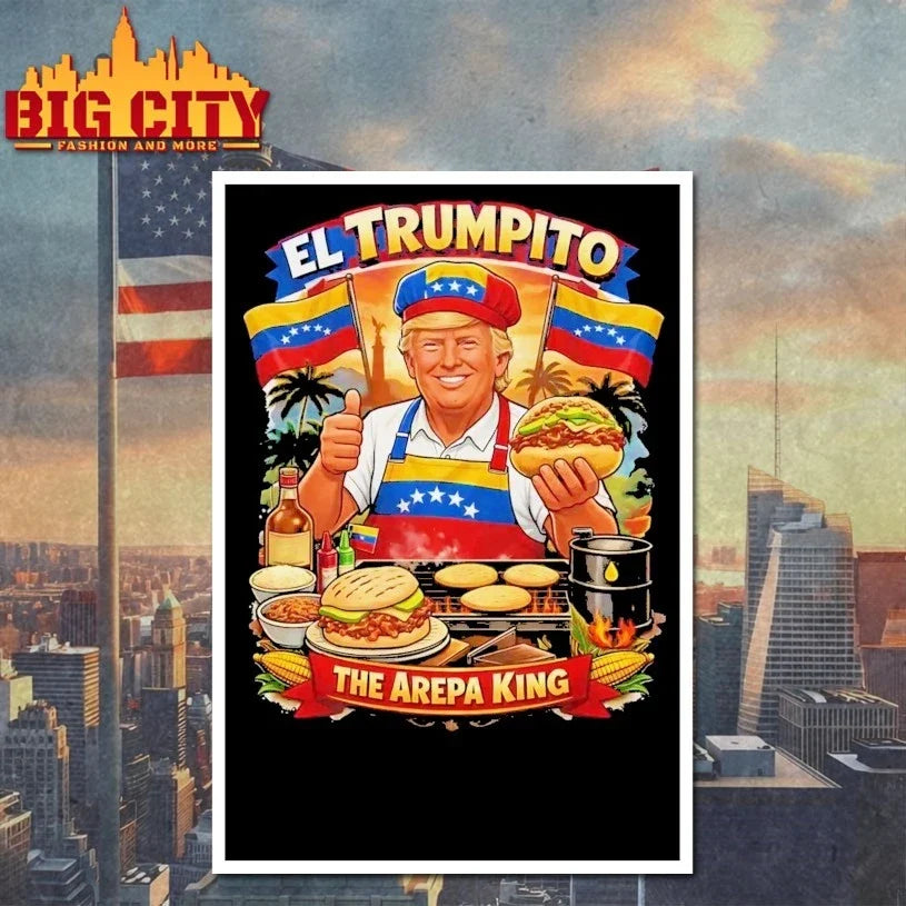 El Trumpito Arepa King Venezuelan Food &amp; Street Food Humor Unisex