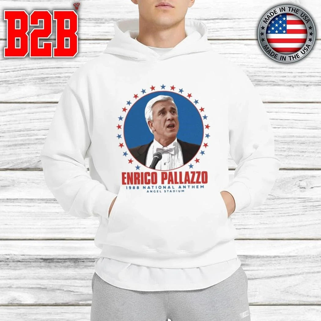 Enrico Pallazzo 1988 National Anthem Naked Gun Shirt Unisex
