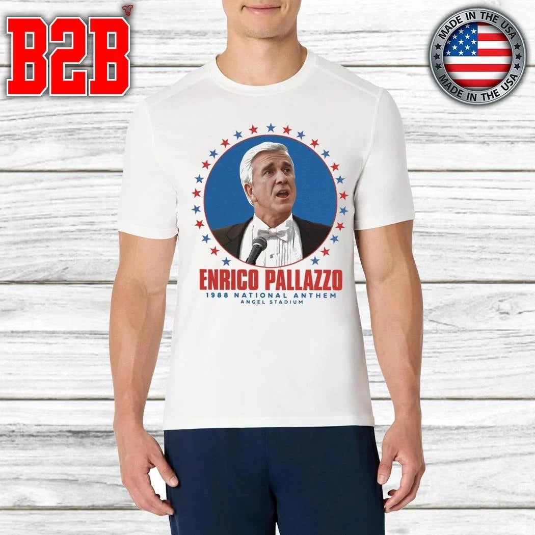Enrico Pallazzo 1988 National Anthem Naked Gun Shirt Unisex