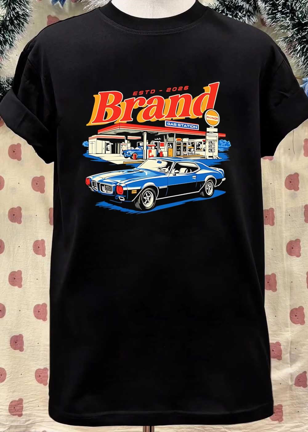 Estd 2026 Gas Station Brand Muscle Car shirt