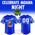 Eugene Emeralds x Moana Night 2026 Royal Blue Baseball Jersey