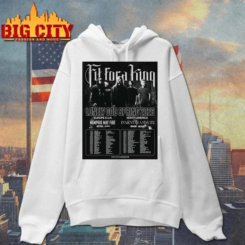 Fit For A King Lonely God Spring 2026 Schedule Tour Dates Poster Shirt Unisex