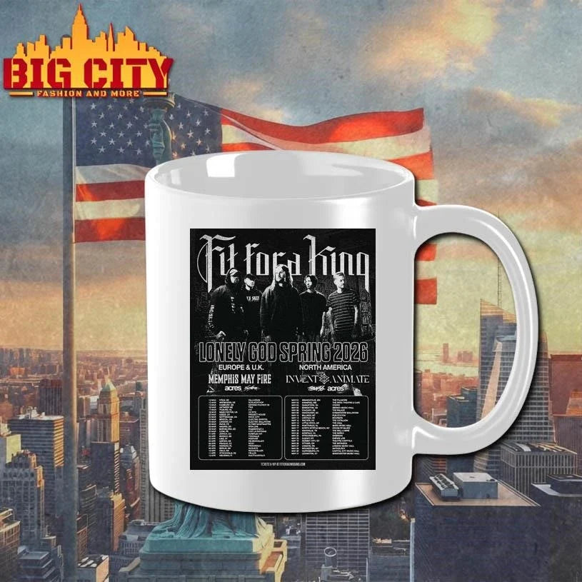 Fit For A King Lonely God Spring 2026 Schedule Tour Dates Poster Shirt Unisex
