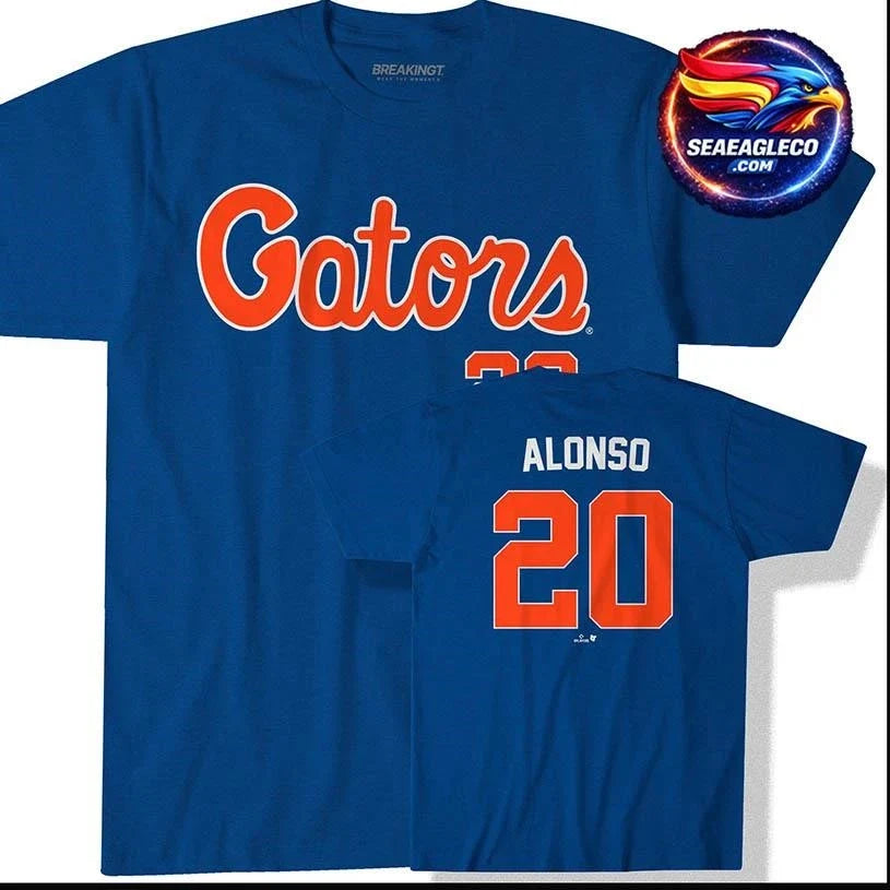 Florida Baseball Pete Alonso 20 Two Sided Shirt Unisex