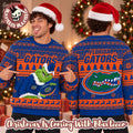 Florida Gators NCAA Grinch Stole The Ball Festive 2026 Christmas Ugly Sweater