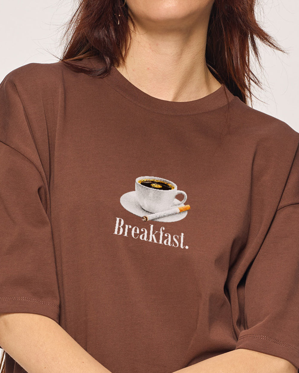 Breakfast Coffee Oversized Tee Unisex